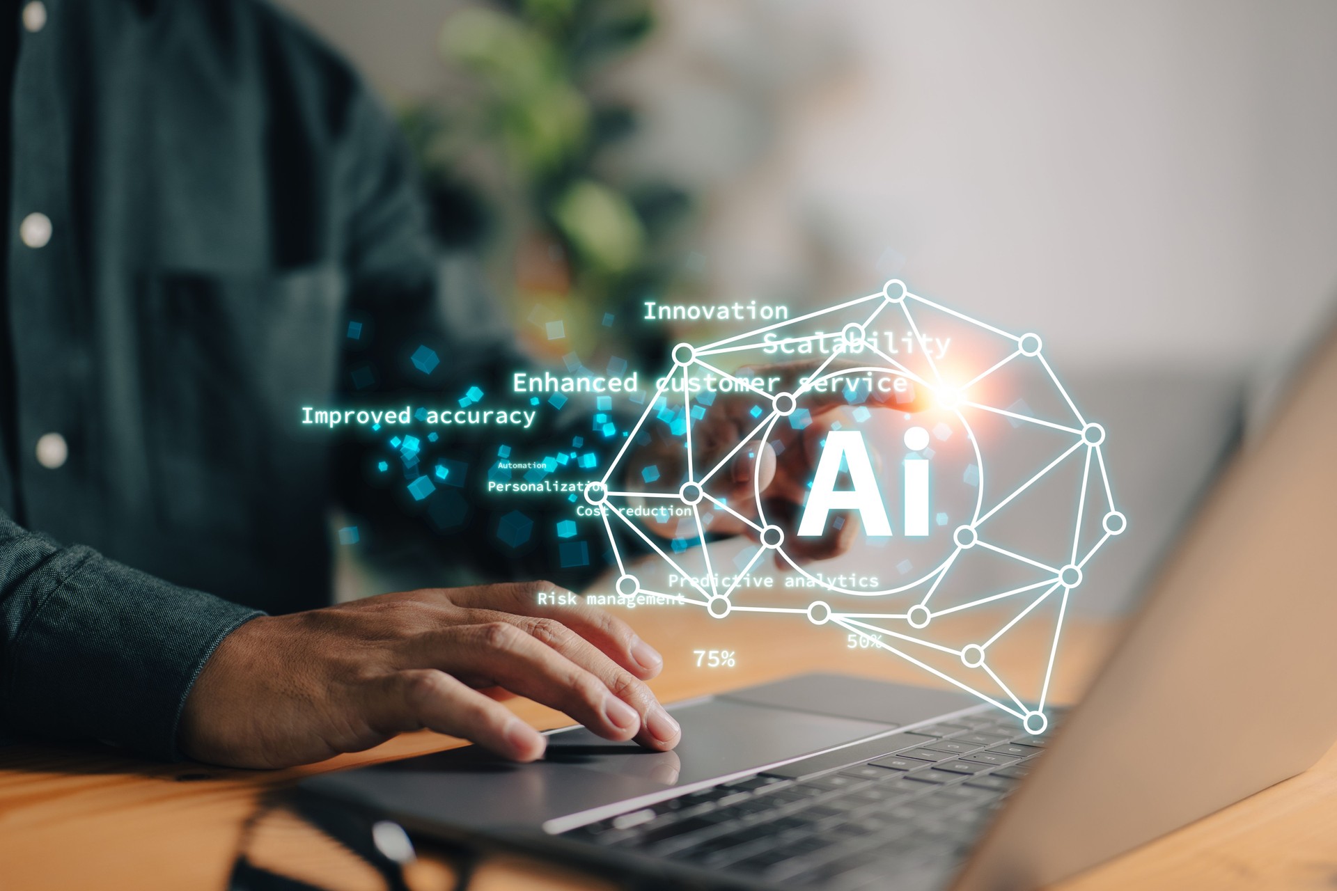 Artificial Intelligence (AI) offers organizations a wide range of benefits, empowering them with advanced capabilities for improved efficiency and decision-making.
